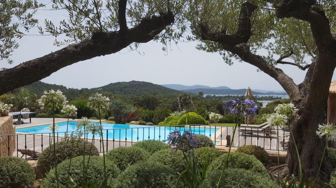 location villa de luxe punta d'arasu bord de mer avec piscine sud corse