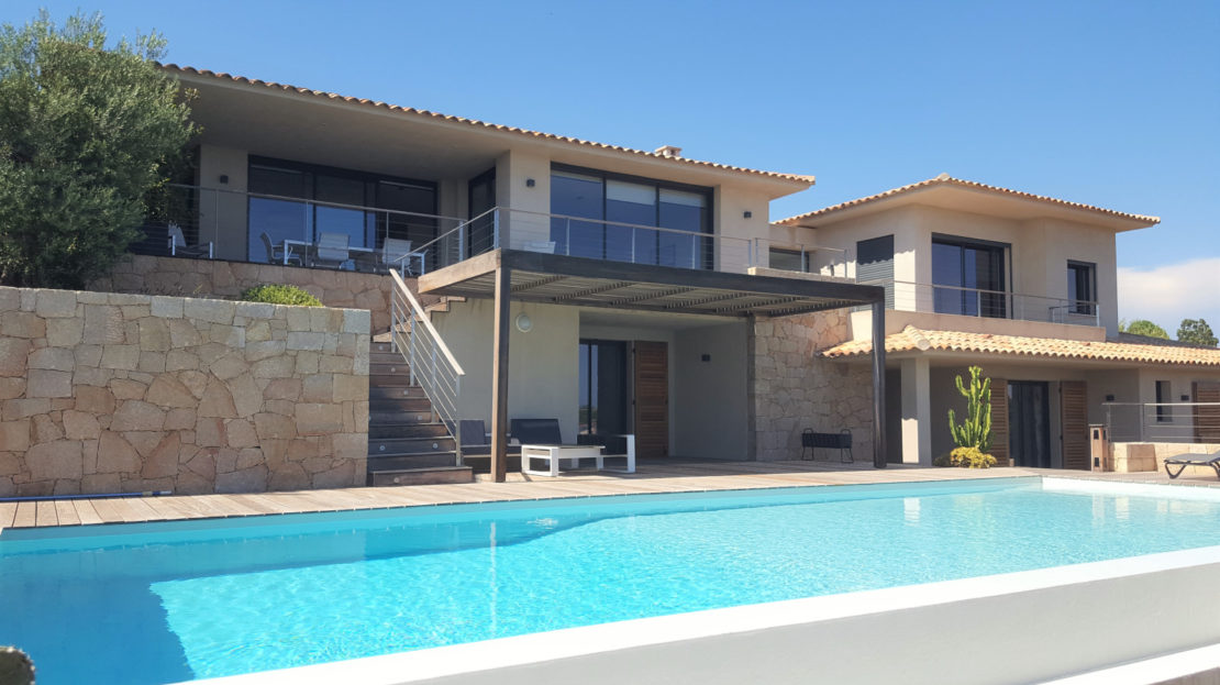 belle villa piscine vue mer 4 chambres