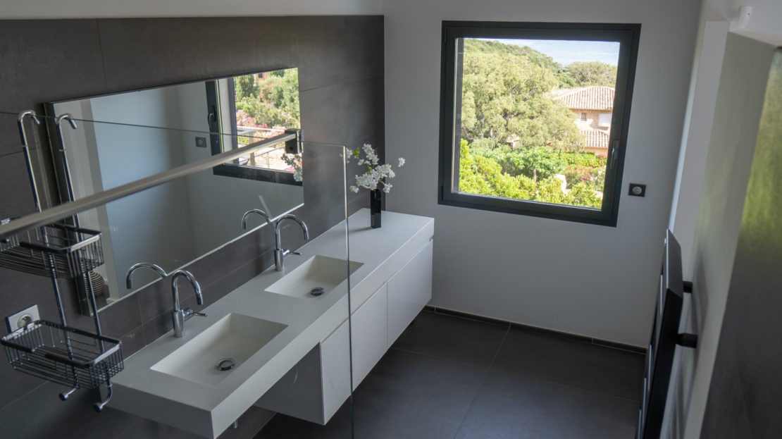 salle d'eau villa vacances