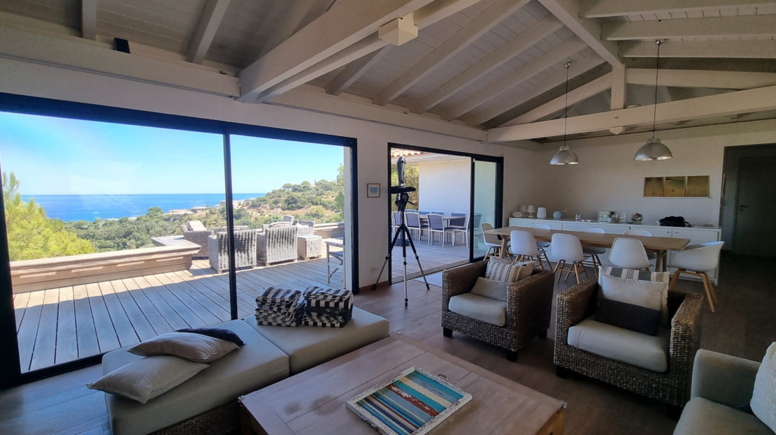 salon-Location villa porto-vecchio