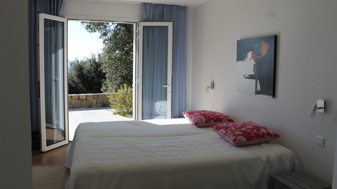 chambre villa vue panoramique delta immobilier porto vecchio