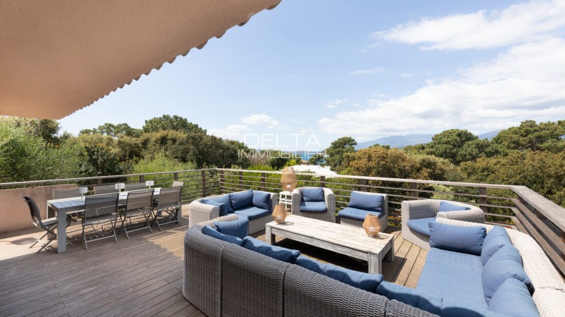 terrasse côté mer